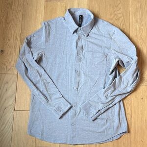 Men's Gray/Blue LuLu Button-Up Shirt